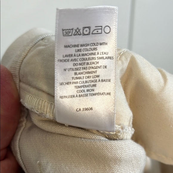 PINK TARTAN Wide Leg Ankle Cotton Pants, Size 8 - Picture 10 of 10